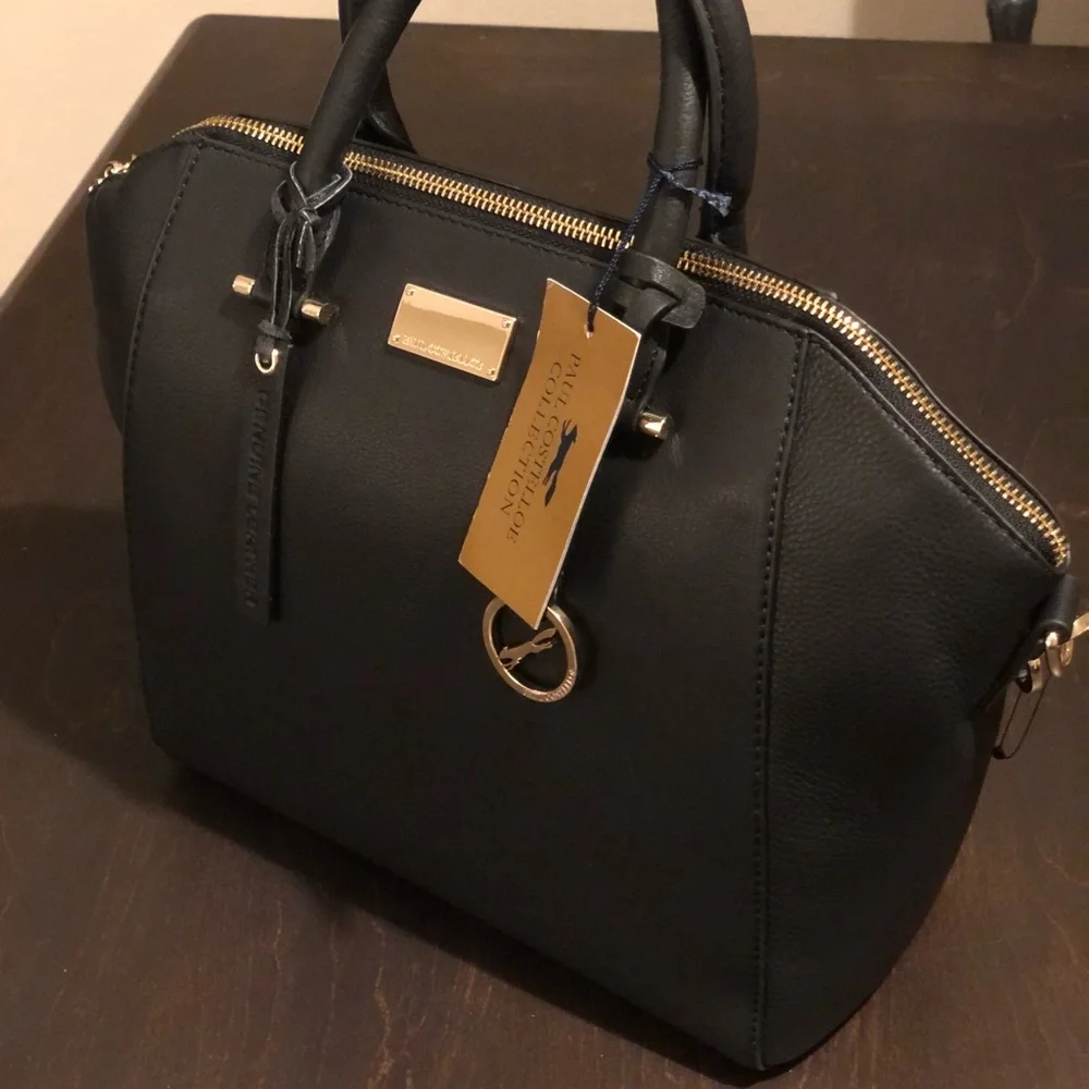 Leather tote bag - Picture 1 of 7
